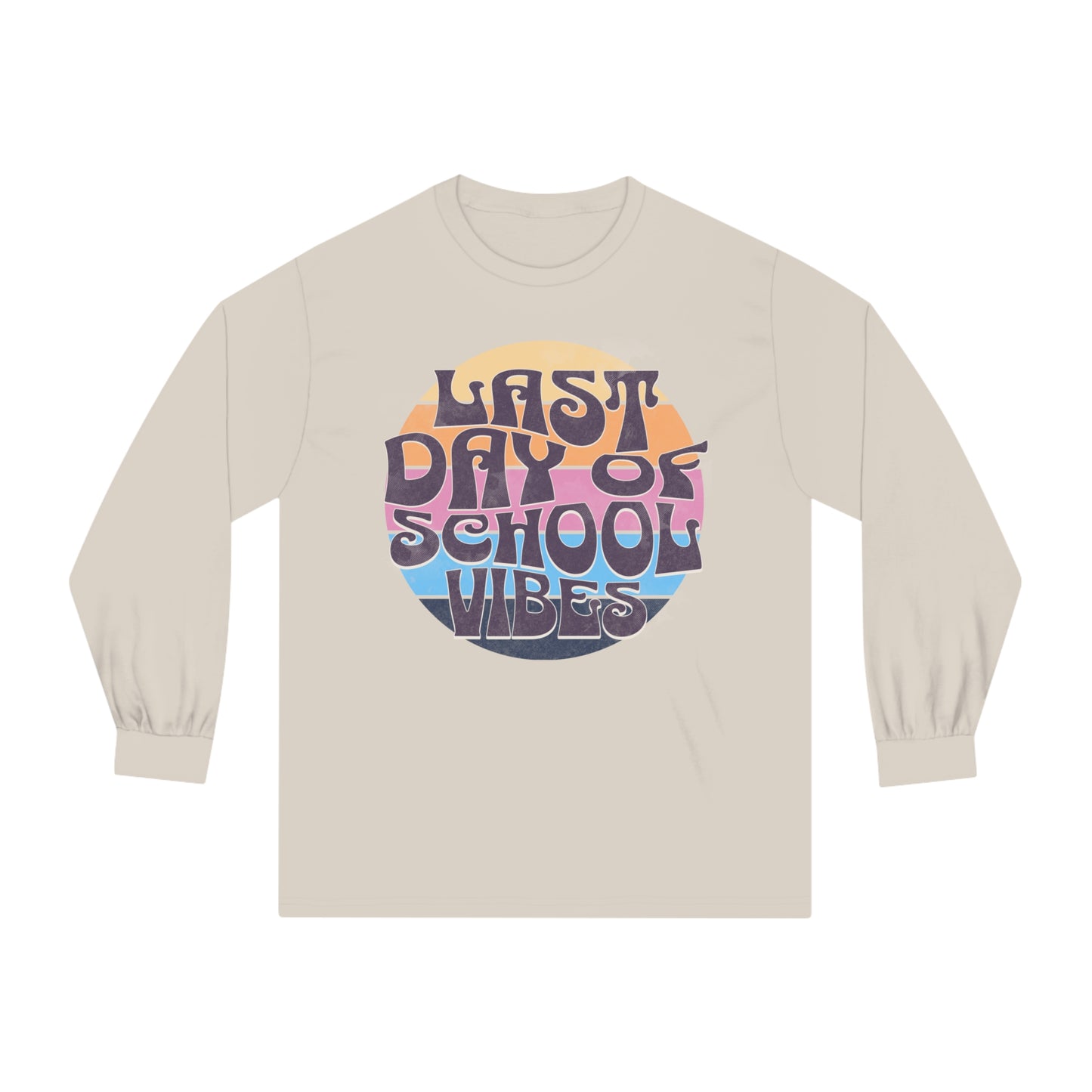 Retro Last Day of School Vibes - Unisex Classic Long Sleeve T-Shirt