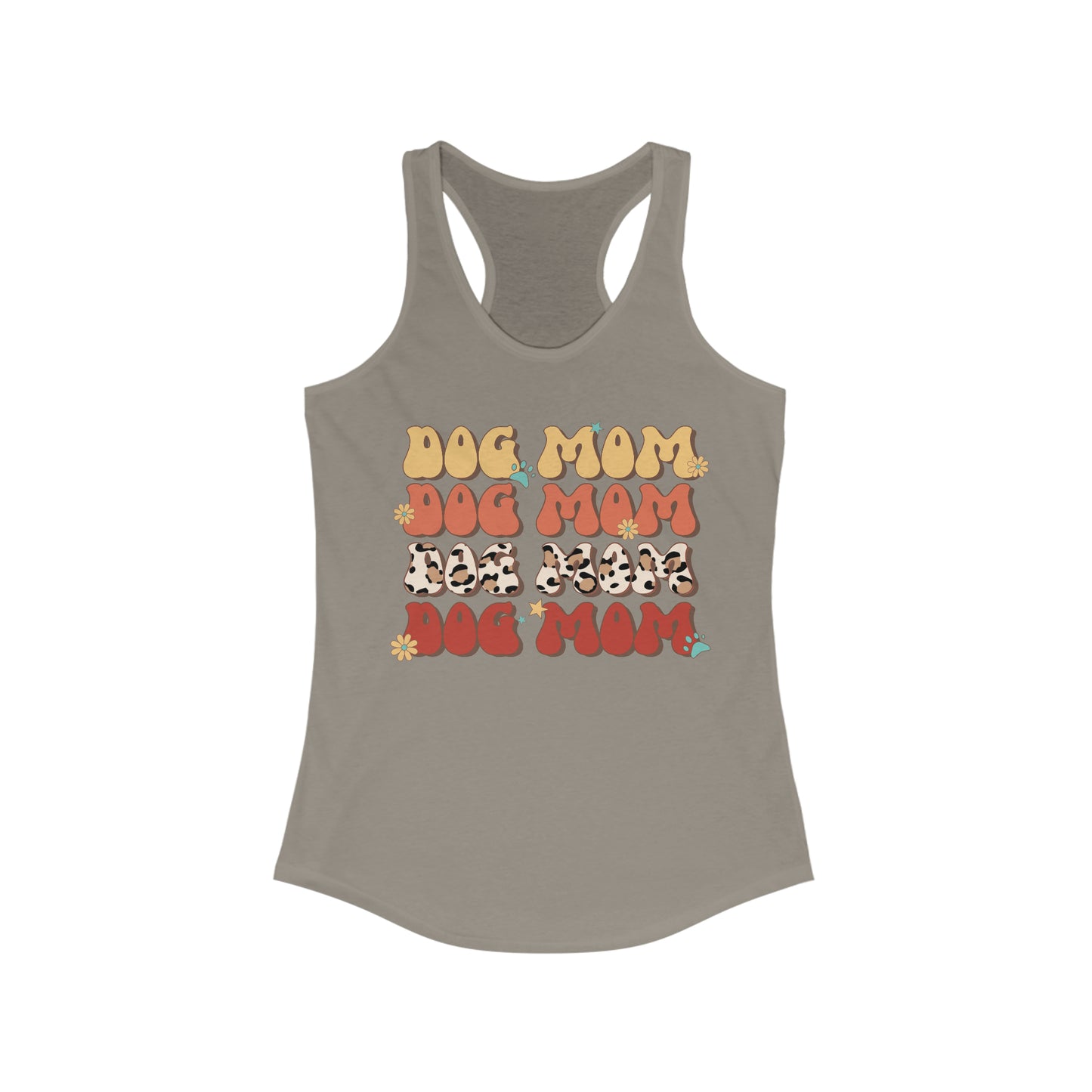 Dog Mom - Women's Ideal Racerback Tank