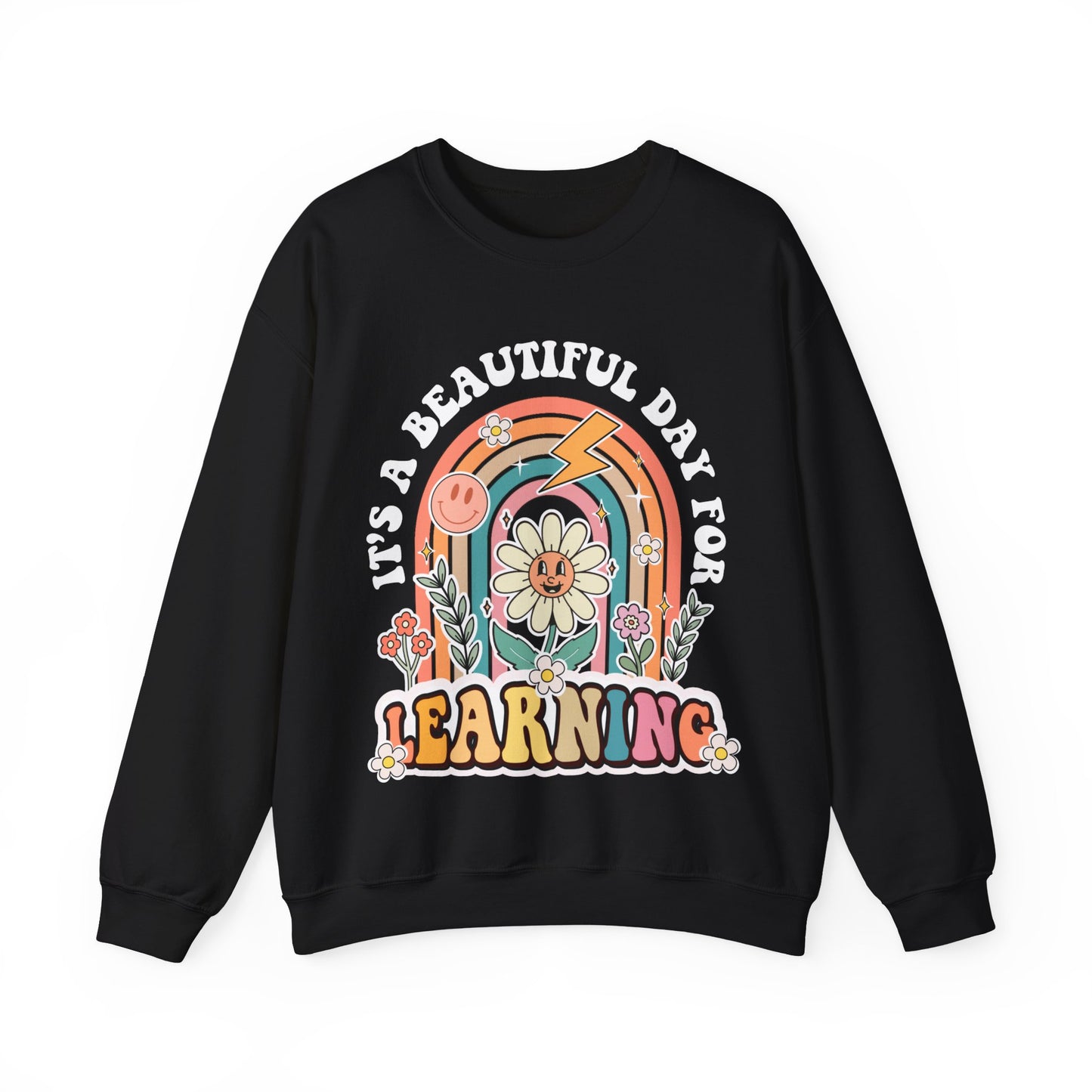 It’s a Beautiful Day for Learning - Unisex Heavy Blend™ Crewneck Sweatshirt