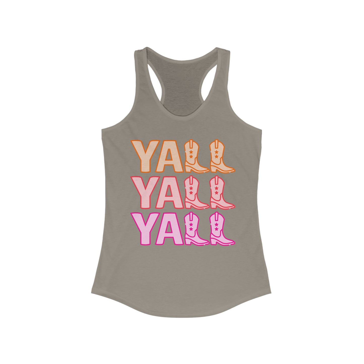 Y’all - Women's Ideal Racerback Tank