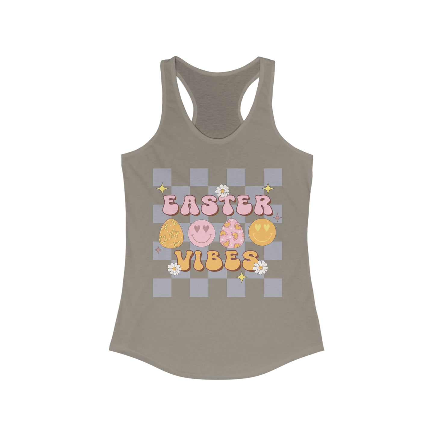 Easter Vibes Pink - Women's Ideal Racerback Tank