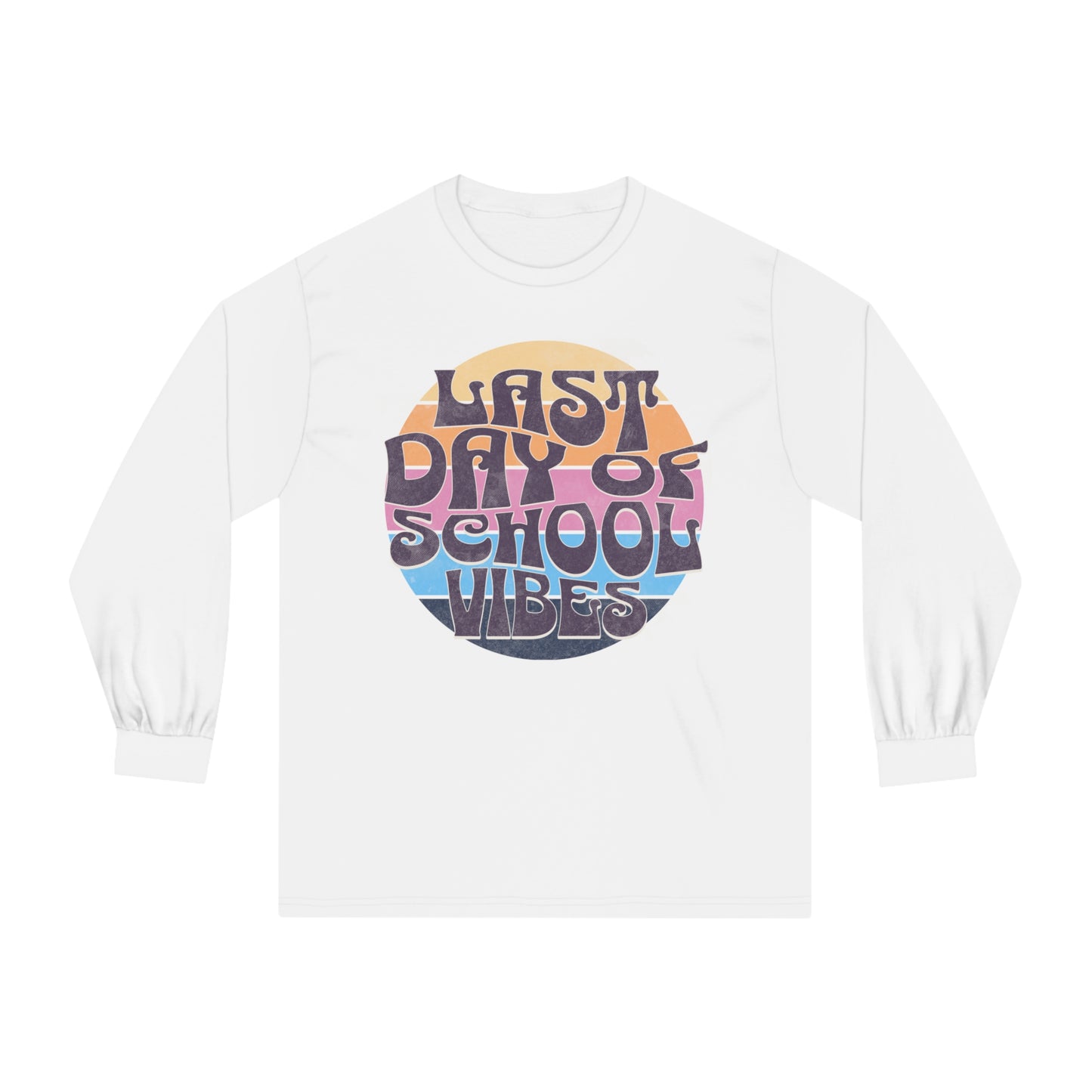 Retro Last Day of School Vibes - Unisex Classic Long Sleeve T-Shirt