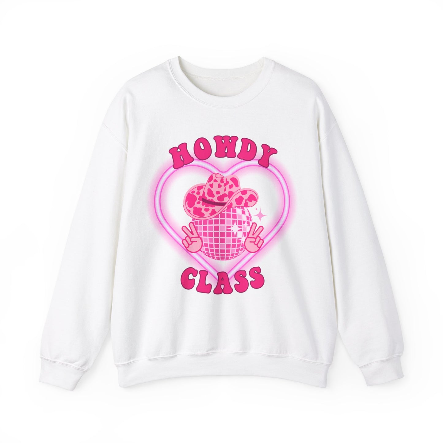 Howdy Class - Unisex Heavy Blend™ Crewneck Sweatshirt