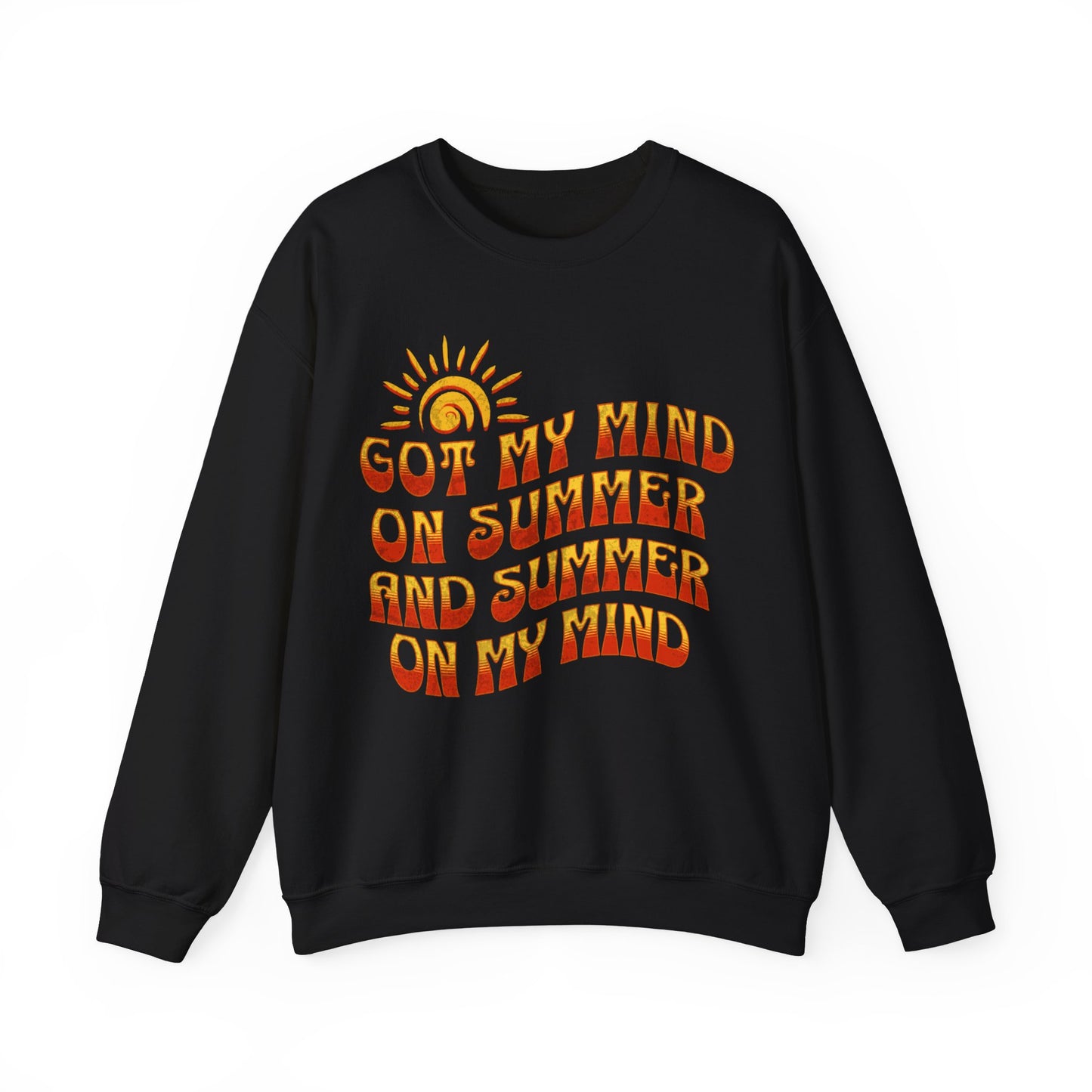 Got My Mind On Summer and Summer On My Mind - Unisex Heavy Blend™ Crewneck Sweatshirt