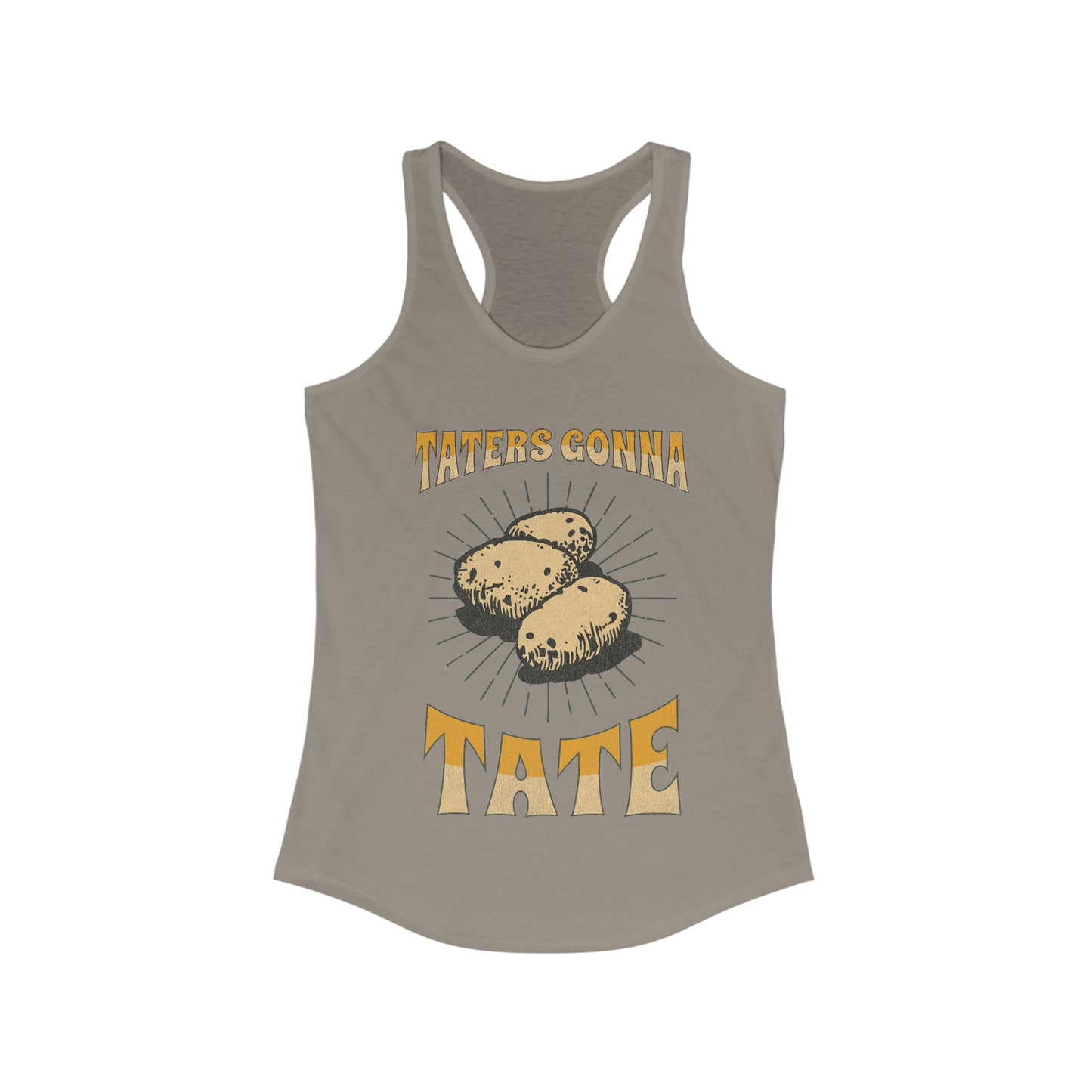 Taters Gunna Tate - Women's Ideal Racerback Tank