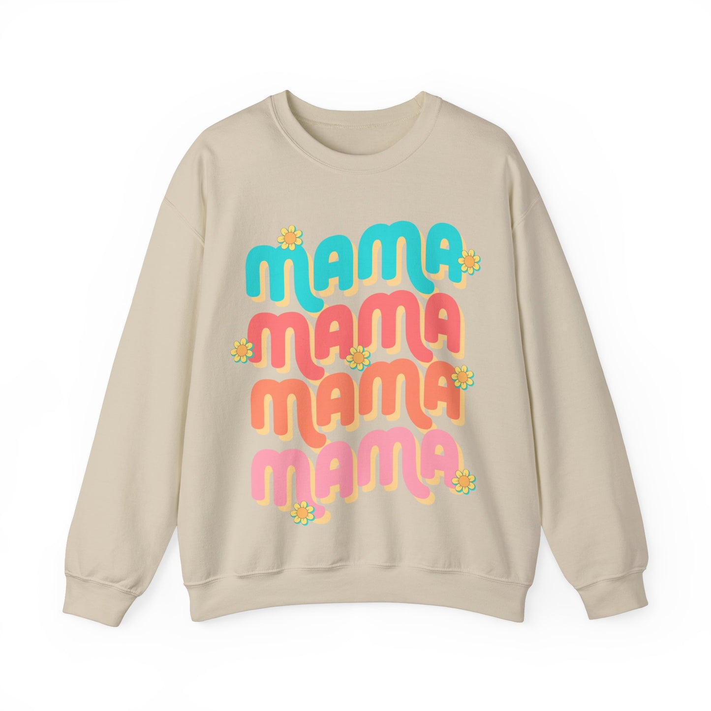 Mama Retro - Unisex Heavy Blend™ Crewneck Sweatshirt