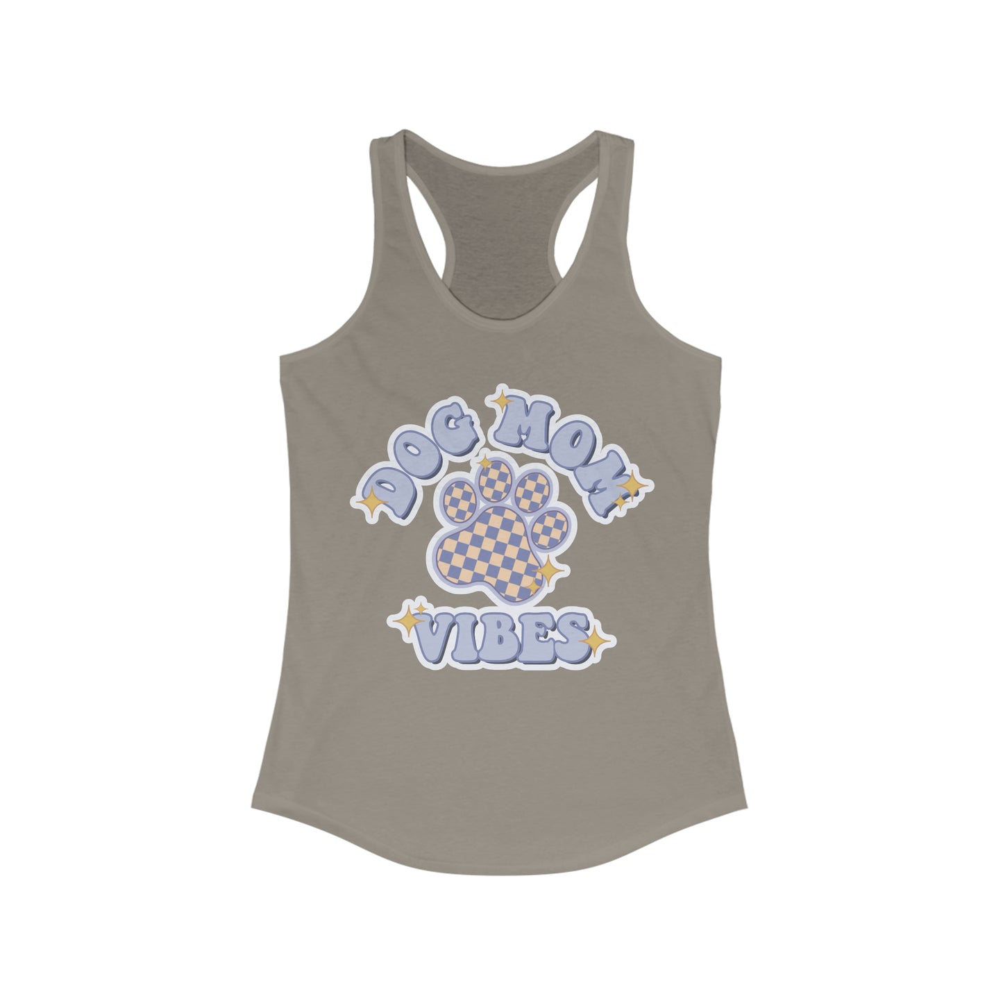 Dog Mom Vibes - Women's Ideal Racerback Tank