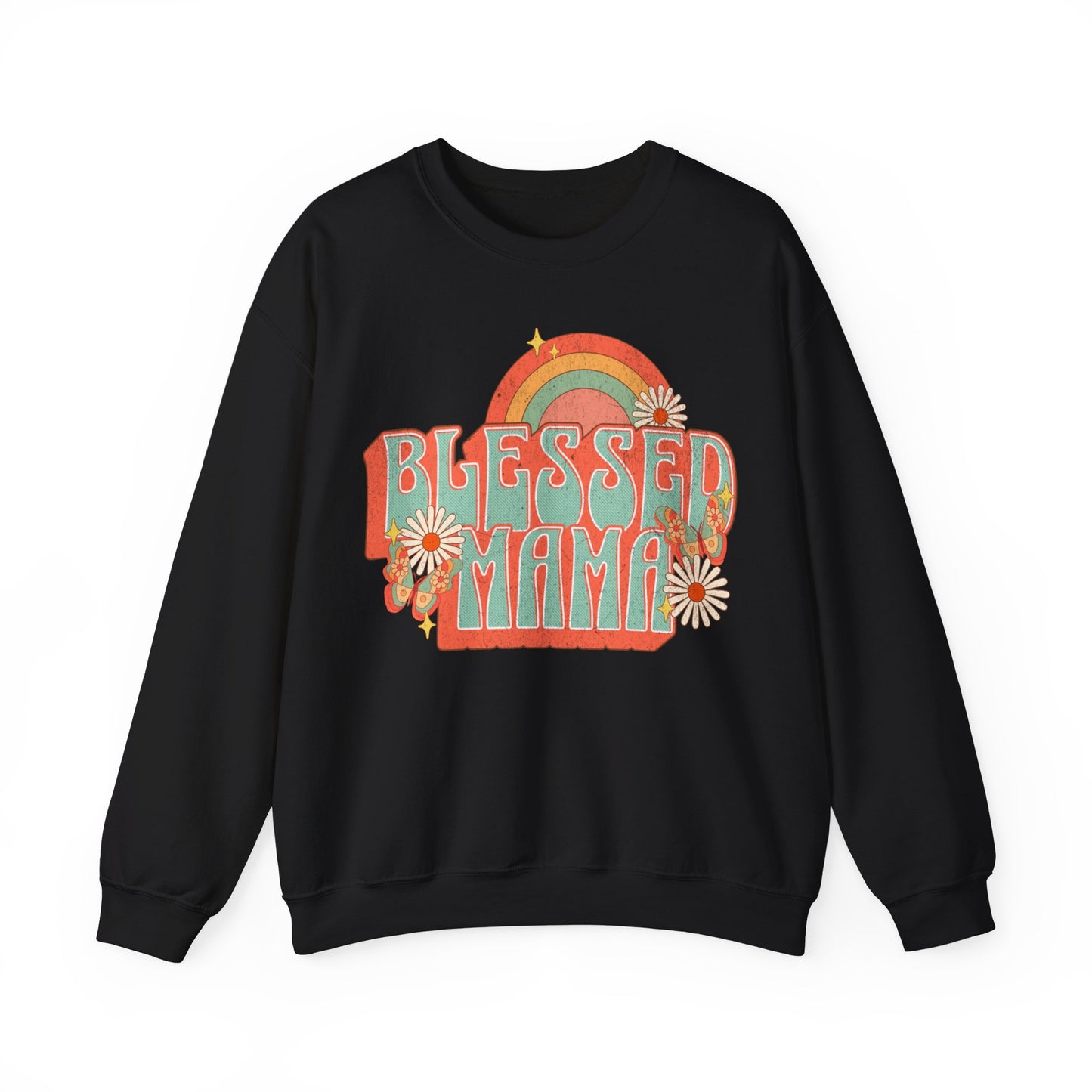 Blessed Mama - Unisex Heavy Blend™ Crewneck Sweatshirt