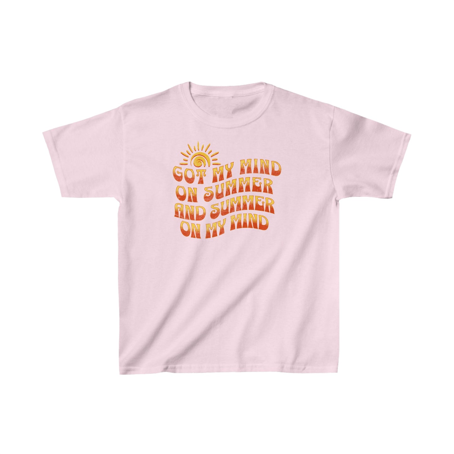 Got My Mind on Summer and Summer on My Mind - Kids Heavy Cotton™ Tee