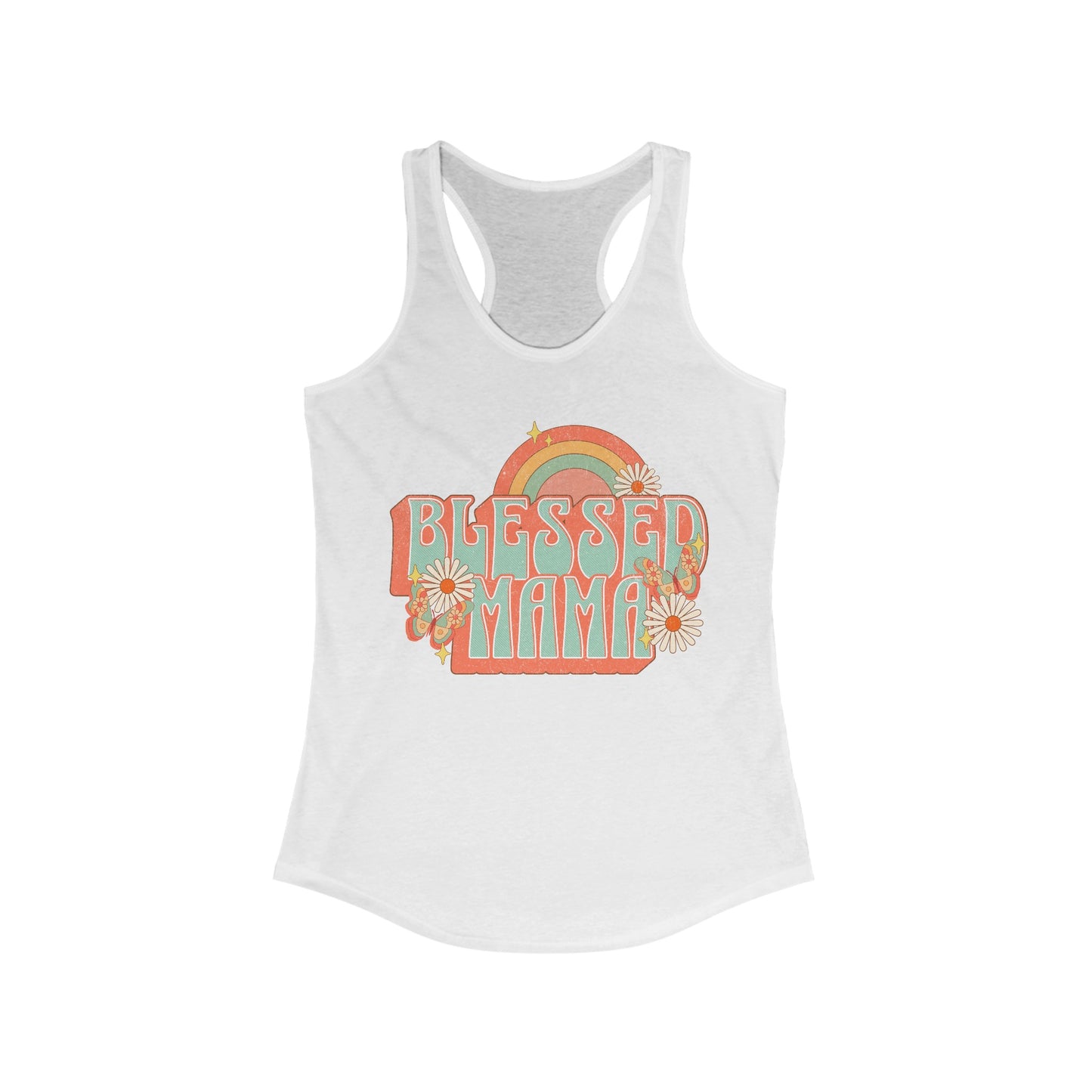 Blessed Mama - Women's Ideal Racerback Tank