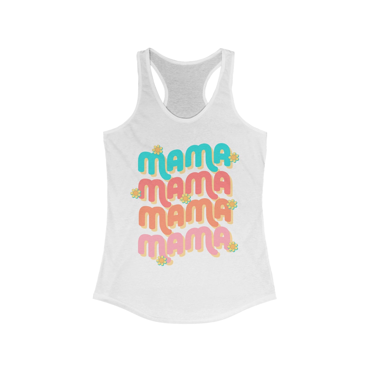 Mama Retro - Women's Ideal Racerback Tank