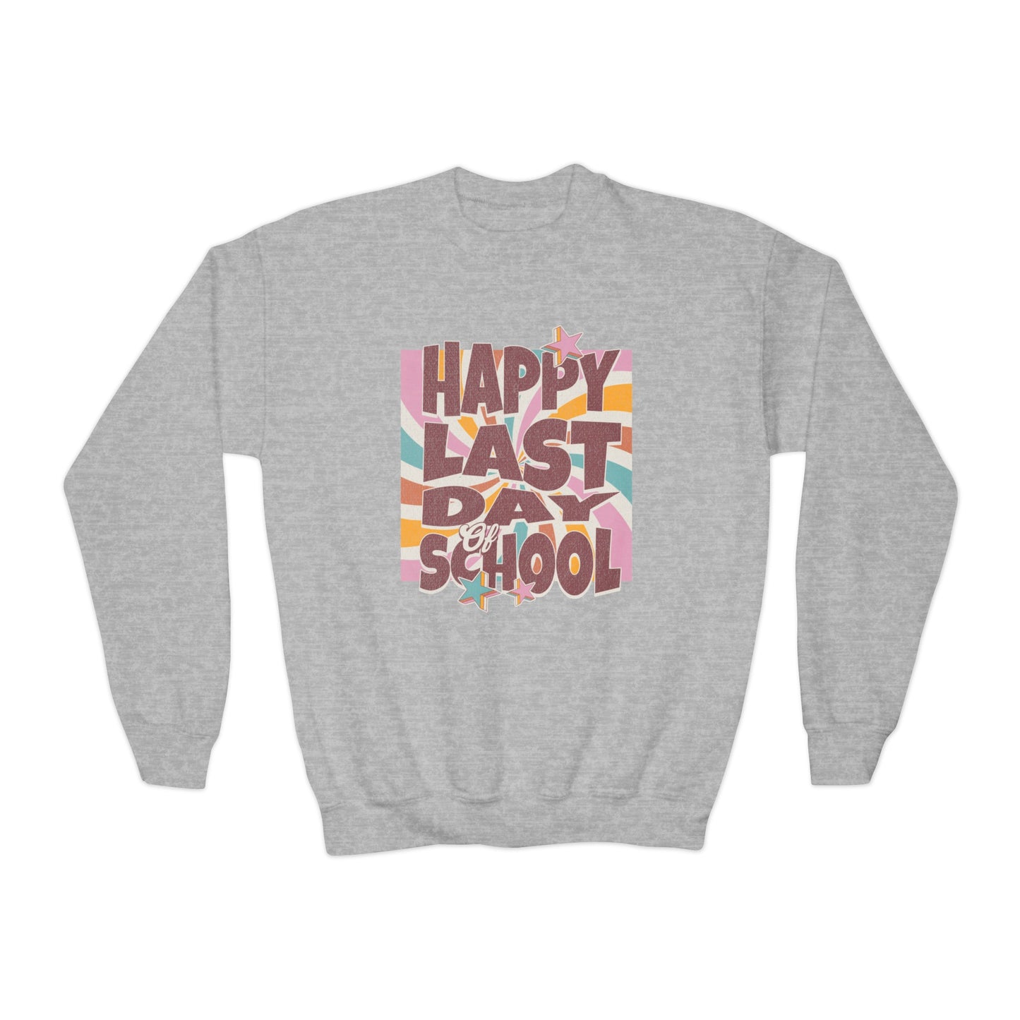 Happy Last Day of School - Youth Crewneck Sweatshirt