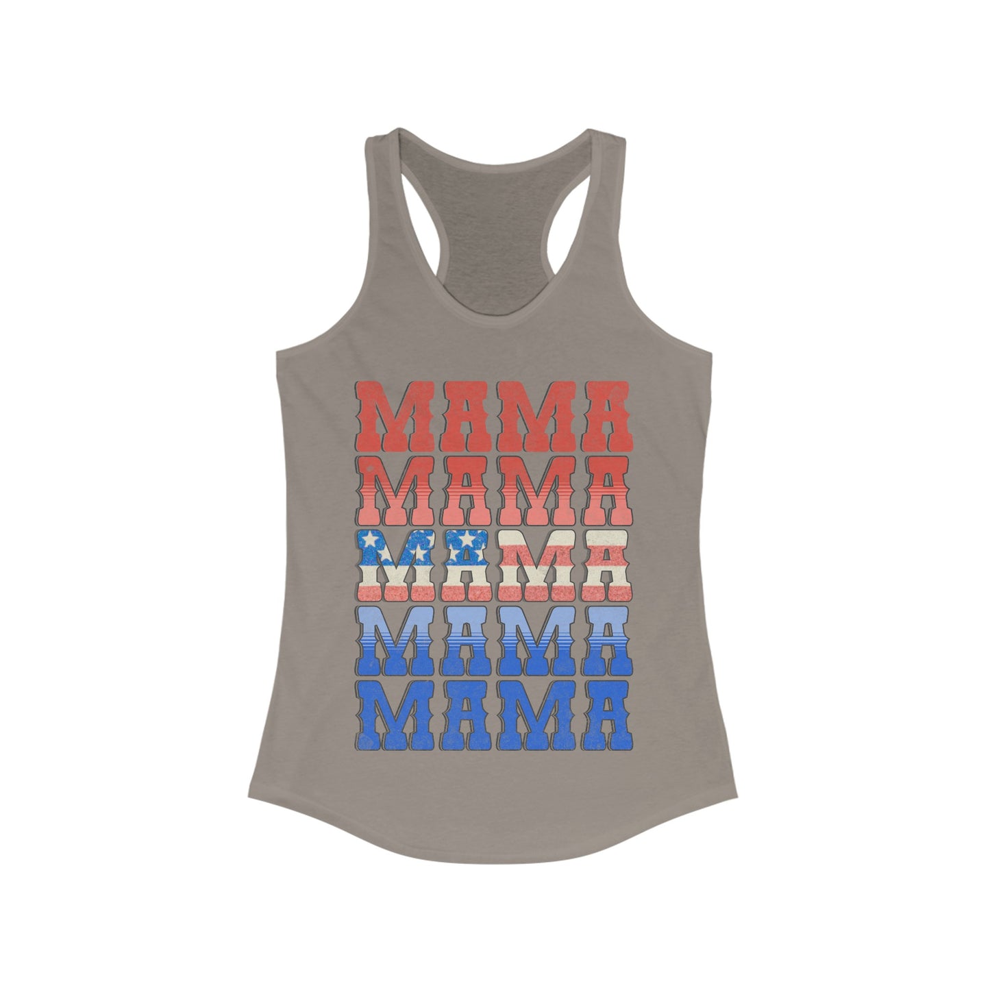 American Mama - Women's Ideal Racerback Tank