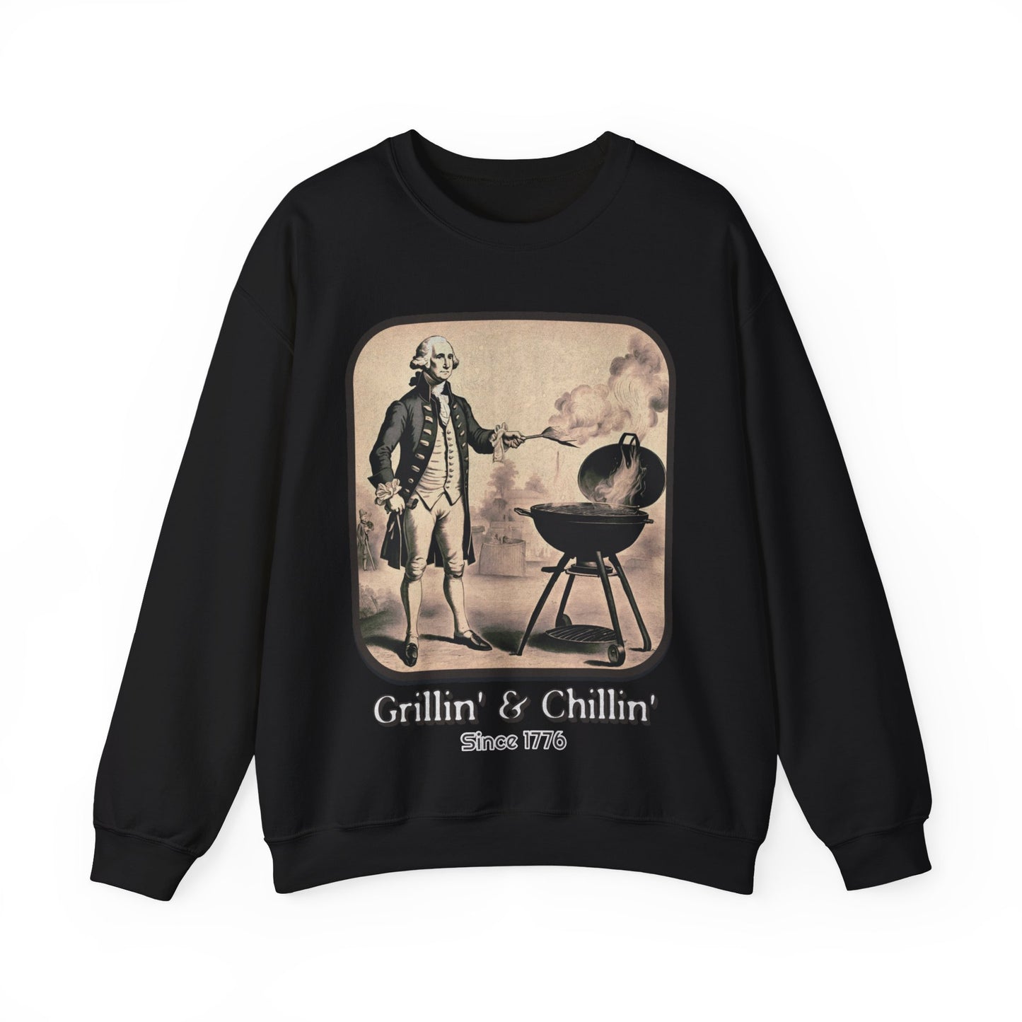 Grillin' & Chillin' - Unisex Heavy Blend™ Crewneck Sweatshirt