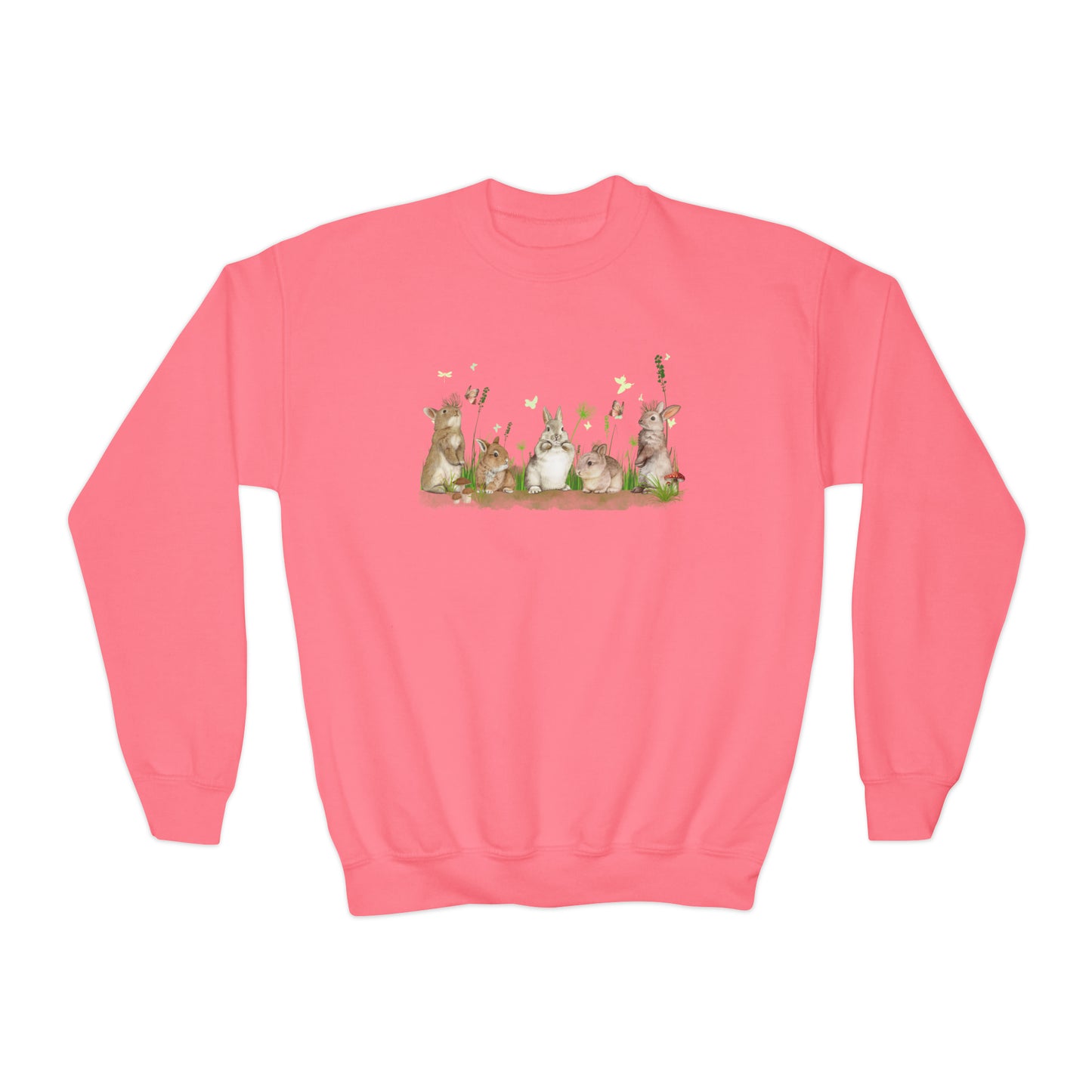 Easter Bunnies - Youth Crewneck Sweatshirt