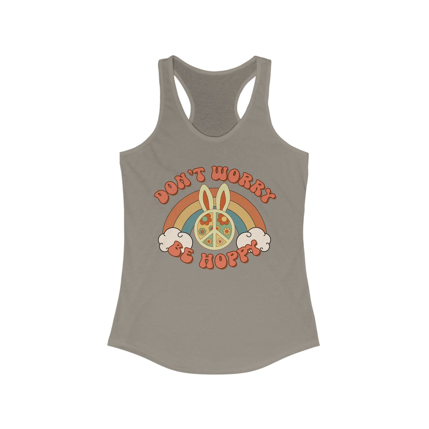 Don’t Worry Be Hoppy - Women's Ideal Racerback Tank