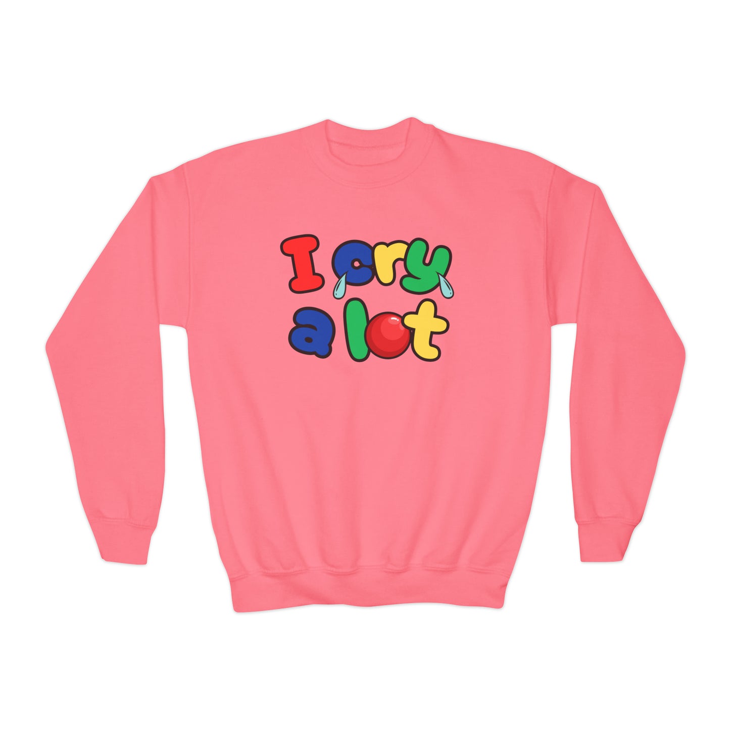 I Cry A Lot - Youth Crewneck Sweatshirt