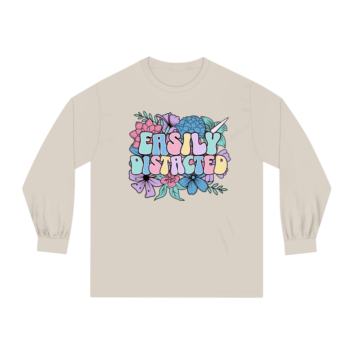 Easily Distracted - Unisex Classic Long Sleeve T-Shirt