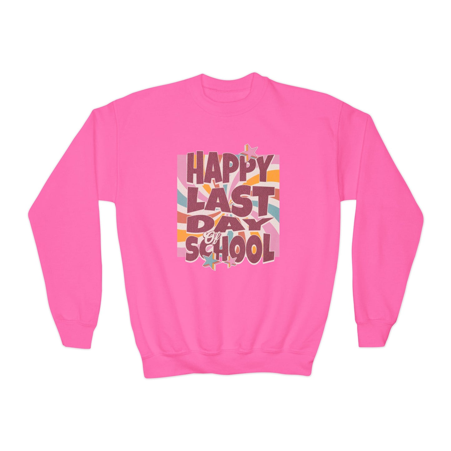 Happy Last Day of School - Youth Crewneck Sweatshirt