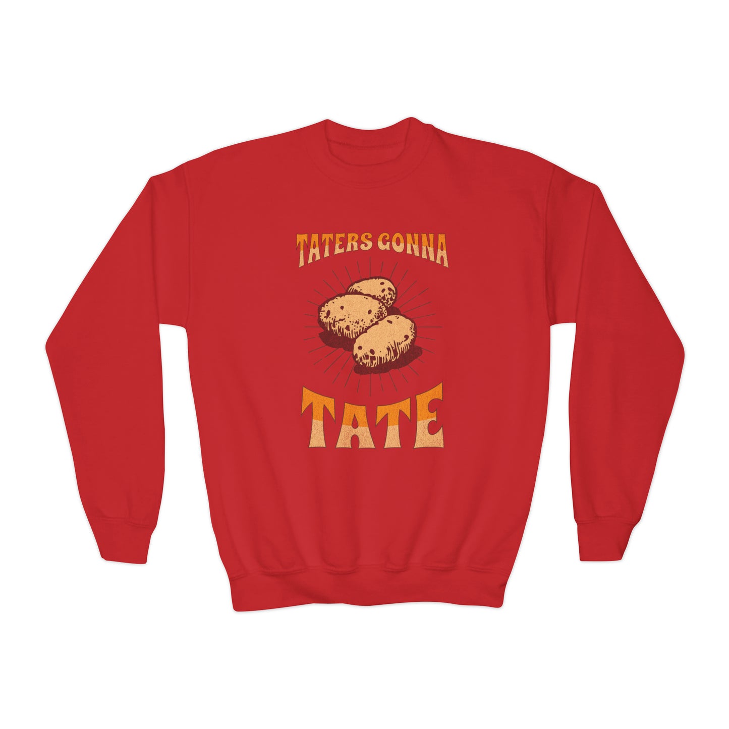 Taters Gonna Tate - Youth Crewneck Sweatshirt