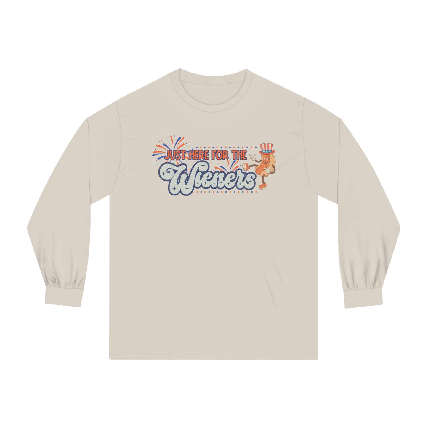 Just Here for the Wieners - Unisex Classic Long Sleeve T-Shirt