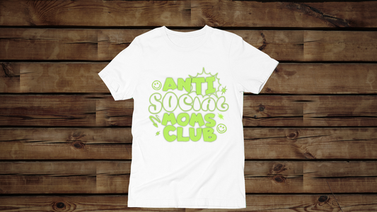 Anti-Social Moms Club Neon - Unisex T-Shirt