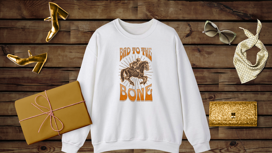 Bad to the Bone - Unisex Heavy Blend™ Crewneck Sweatshirt