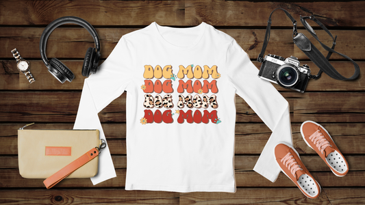 Dog Mom - Unisex Classic Long Sleeve T-Shirt