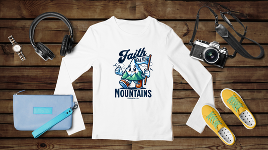 Faith Can Move Mountains - Unisex Classic Long Sleeve T-Shirt