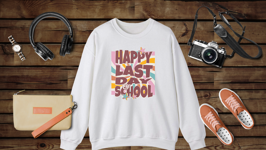 Happy Last Day of School - Unisex Heavy Blend™ Crewneck Sweatshirt