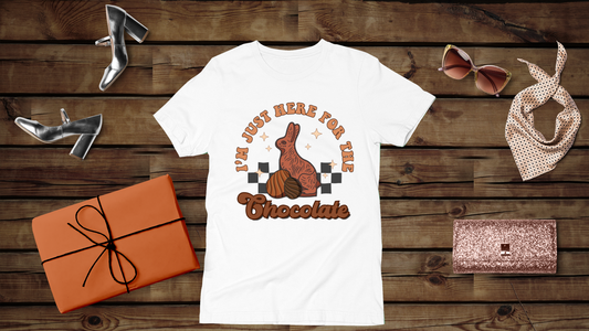 I'm Just Here for the Chocolate - Unisex T-Shirt
