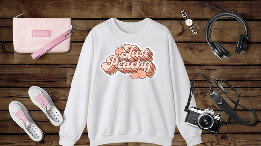 Just Peachy - Unisex Heavy Blend™ Crewneck Sweatshirt