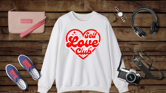 Self Love Club - Unisex Heavy Blend™ Crewneck Sweatshirt