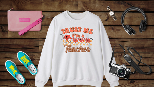 Trust Me, I’m a Teacher - Unisex Heavy Blend™ Crewneck Sweatshirt