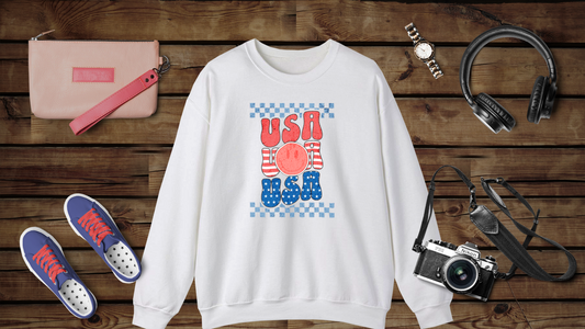 USA USA USA - Unisex Heavy Blend™ Crewneck Sweatshirt