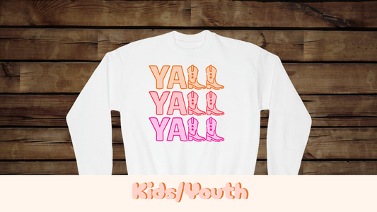 Y'all - Youth Crewneck Sweatshirt
