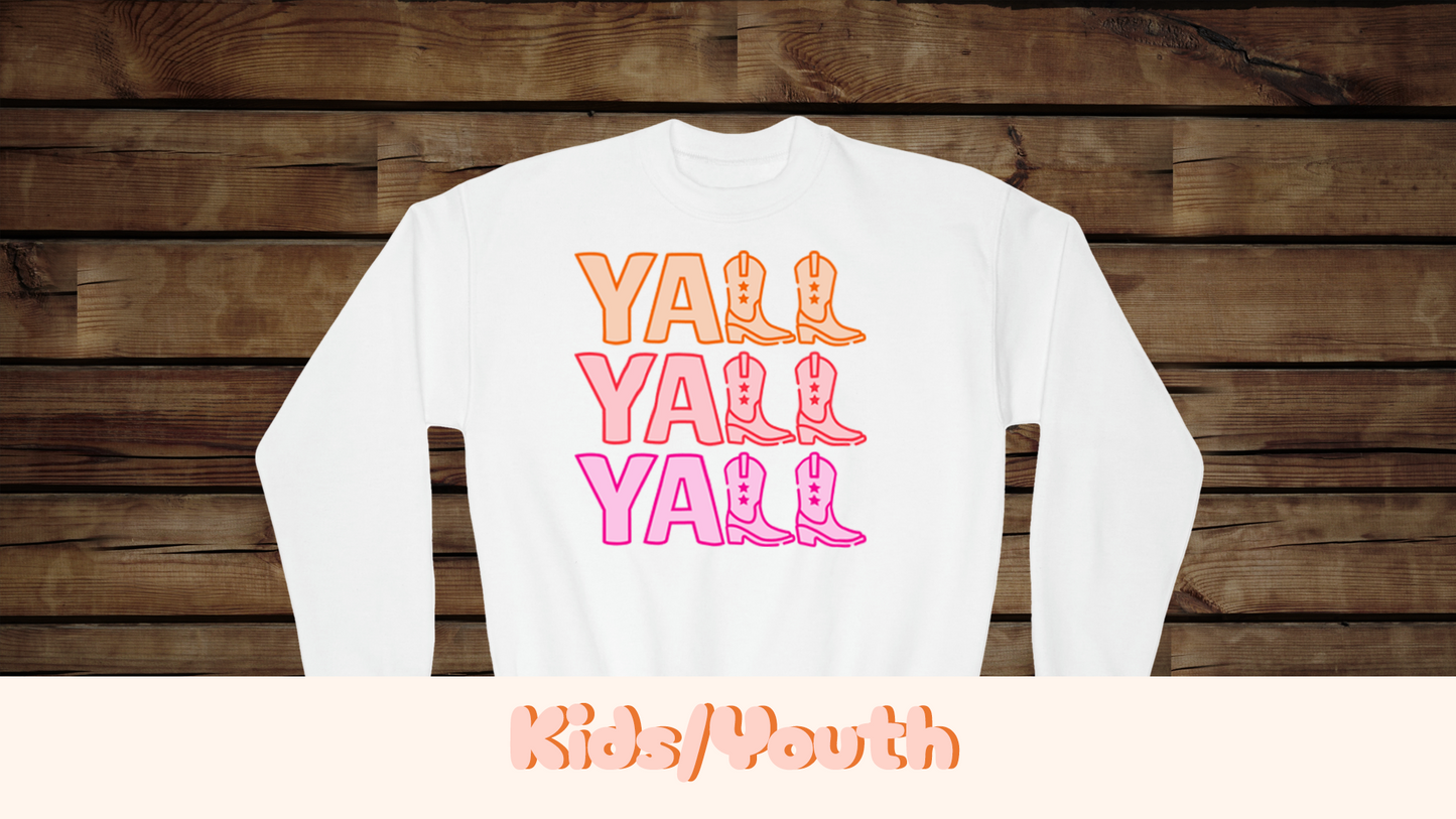 Y'all - Youth Crewneck Sweatshirt