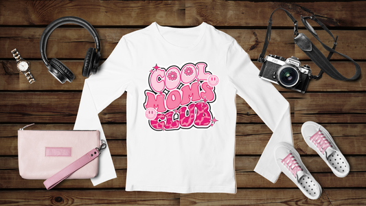 Cool Moms Club Pink - Unisex Classic Long Sleeve T-Shirt