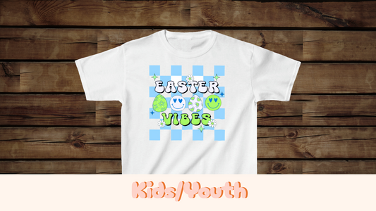 Easter Vibes Blue - Kids Heavy Cotton™ Tee