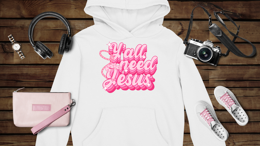 Y’all Need Jesus - Unisex Heavy Blend™ Hooded Sweatshirt