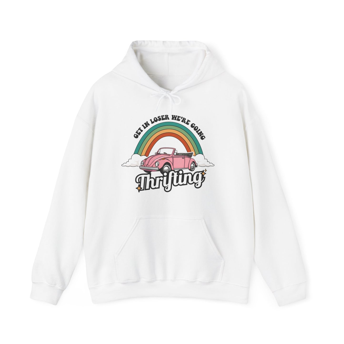 Get in Loser We’re Going Thrifting - Unisex Heavy Blend™ Hooded Sweatshirt