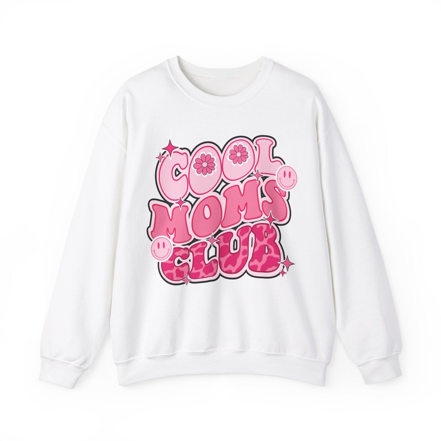 Cool Moms Club Pink - Unisex Heavy Blend™ Crewneck Sweatshirt