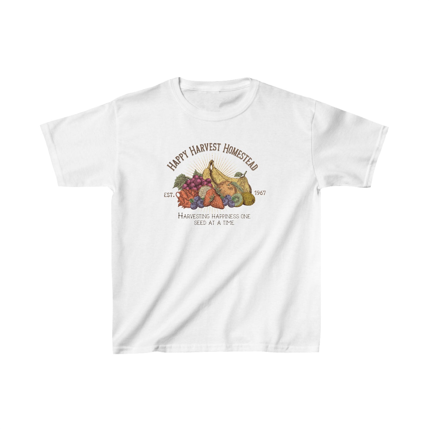 Happy Harvest Homestead, Farmers Market - Kids Heavy Cotton™ Tee