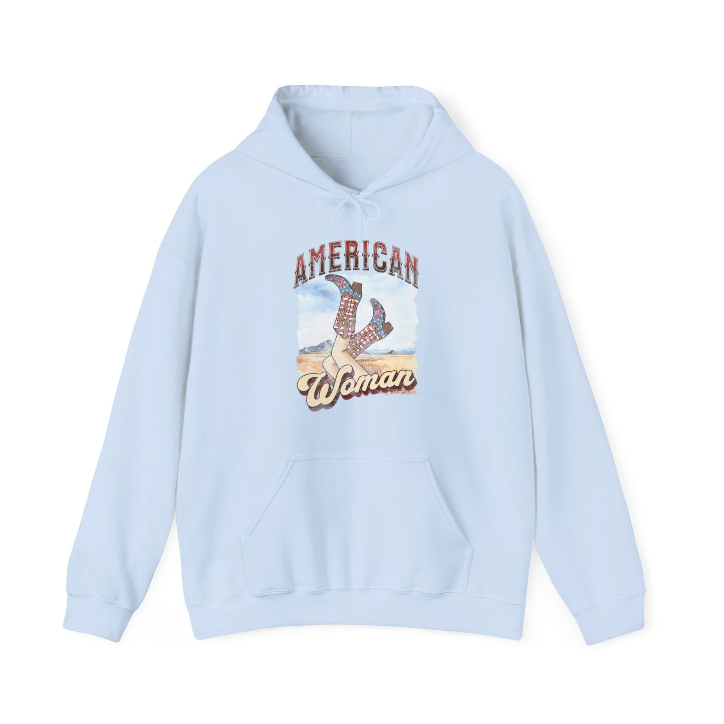 American Woman - Unisex Heavy Blend™ Hooded Sweatshirt