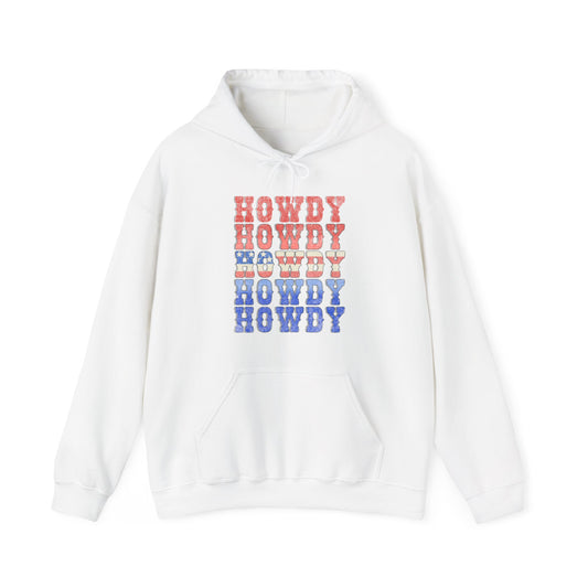 Howdy Fouth of July - Unisex Heavy Blend™ Hooded Sweatshirt