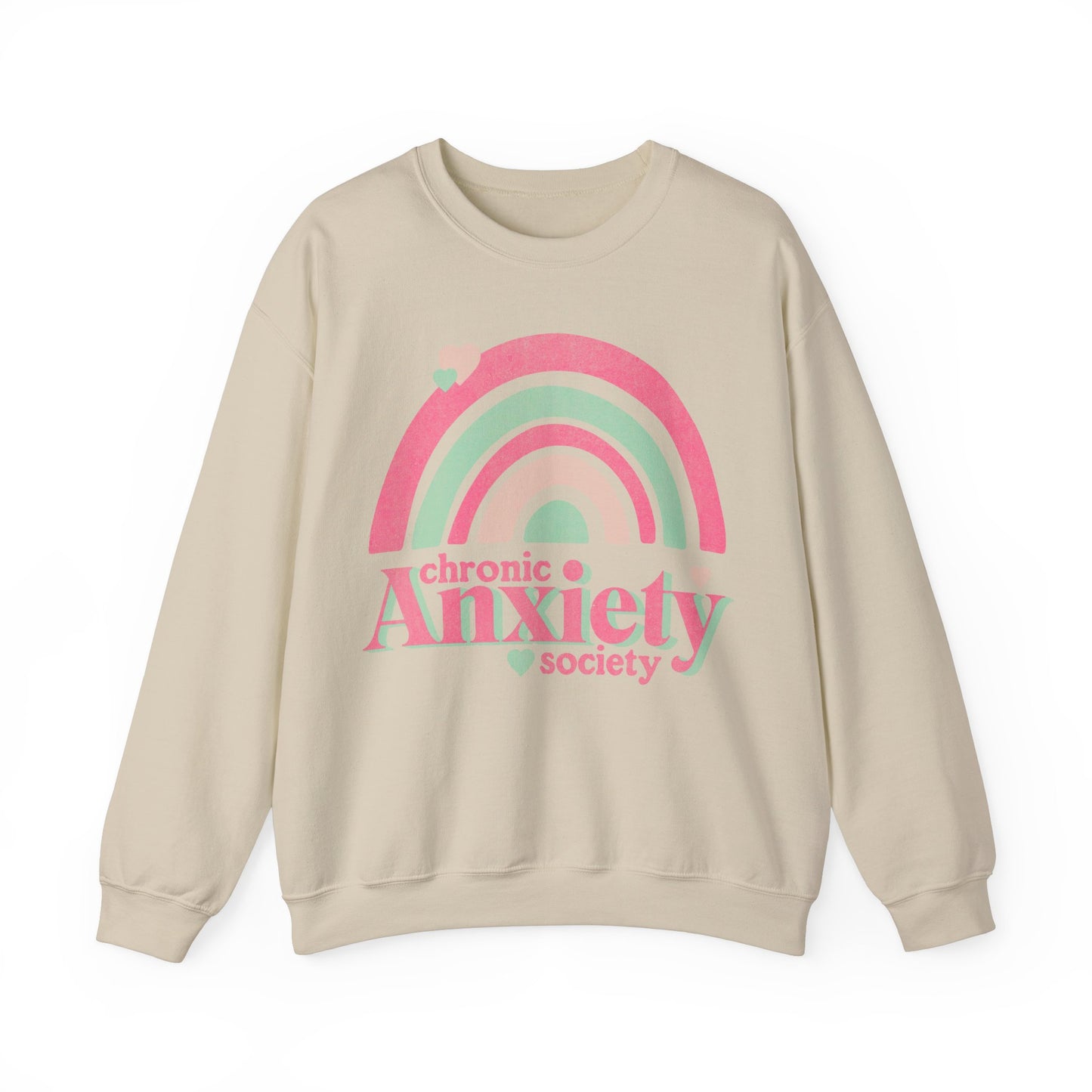 Chronic Anxiety Society - Unisex Heavy Blend™ Crewneck Sweatshirt