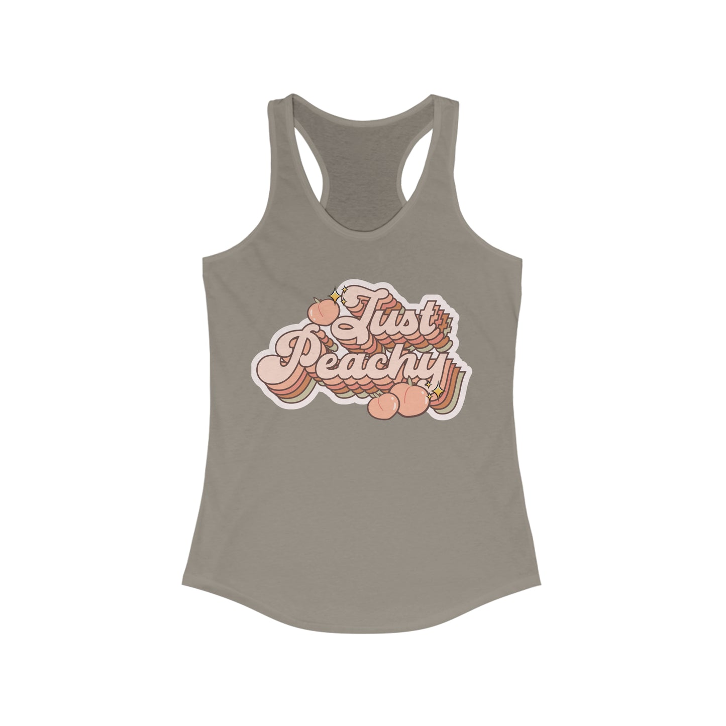 Just Peachy - Women's Ideal Racerback Tank