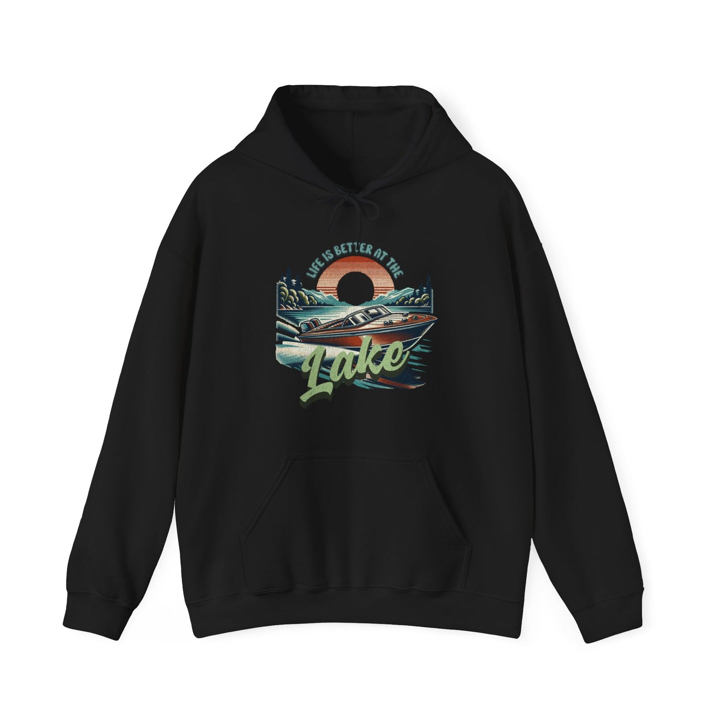 Life is Better at the Lake - Unisex Heavy Blend™ Hooded Sweatshirt