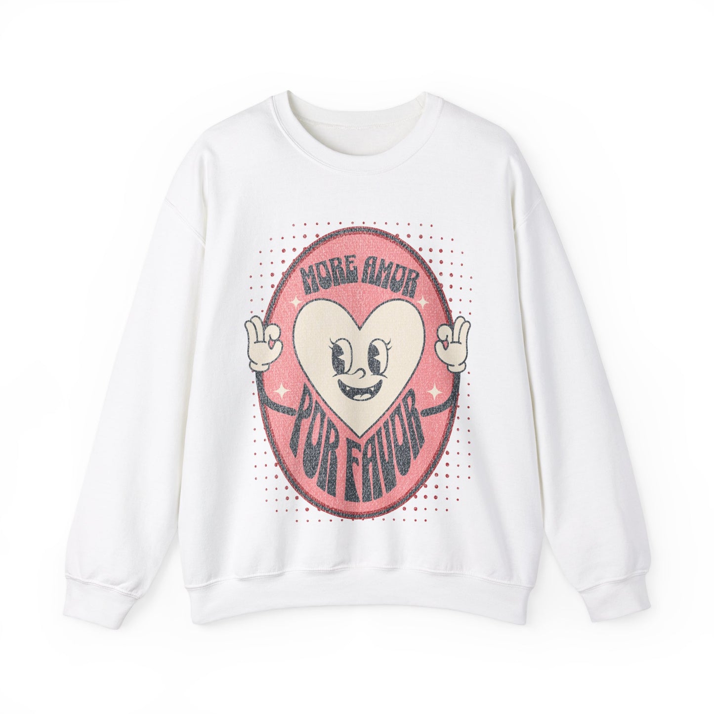 More Amor Por Favor - Unisex Heavy Blend™ Crewneck Sweatshirt