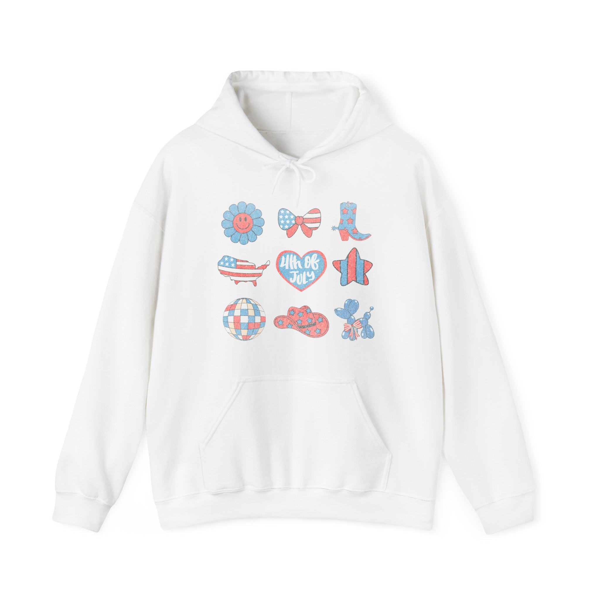Fourth of July Collage - Unisex Heavy Blend™ Hooded Sweatshirt